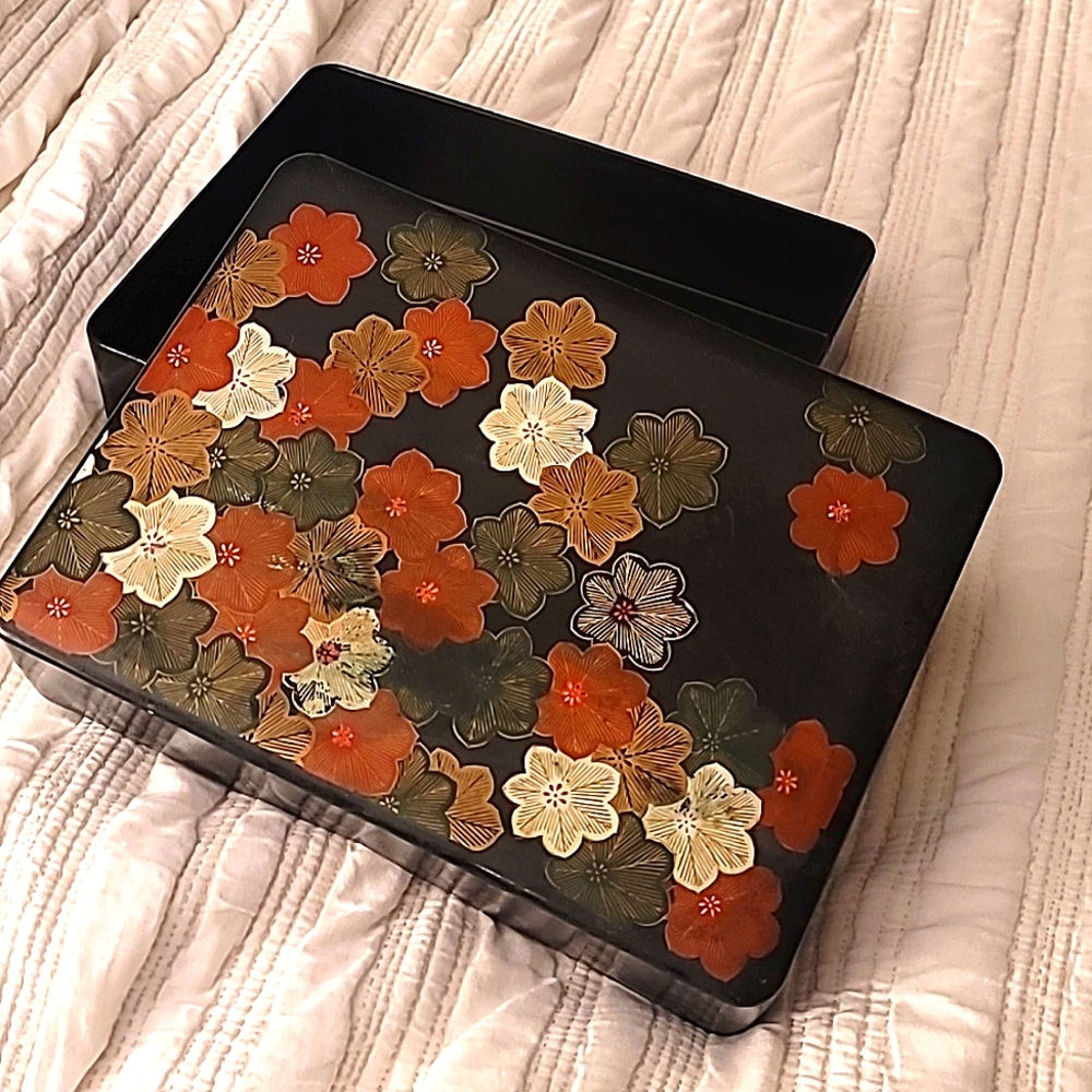 Japanese Lacquer Style Box C 1960/1970's.